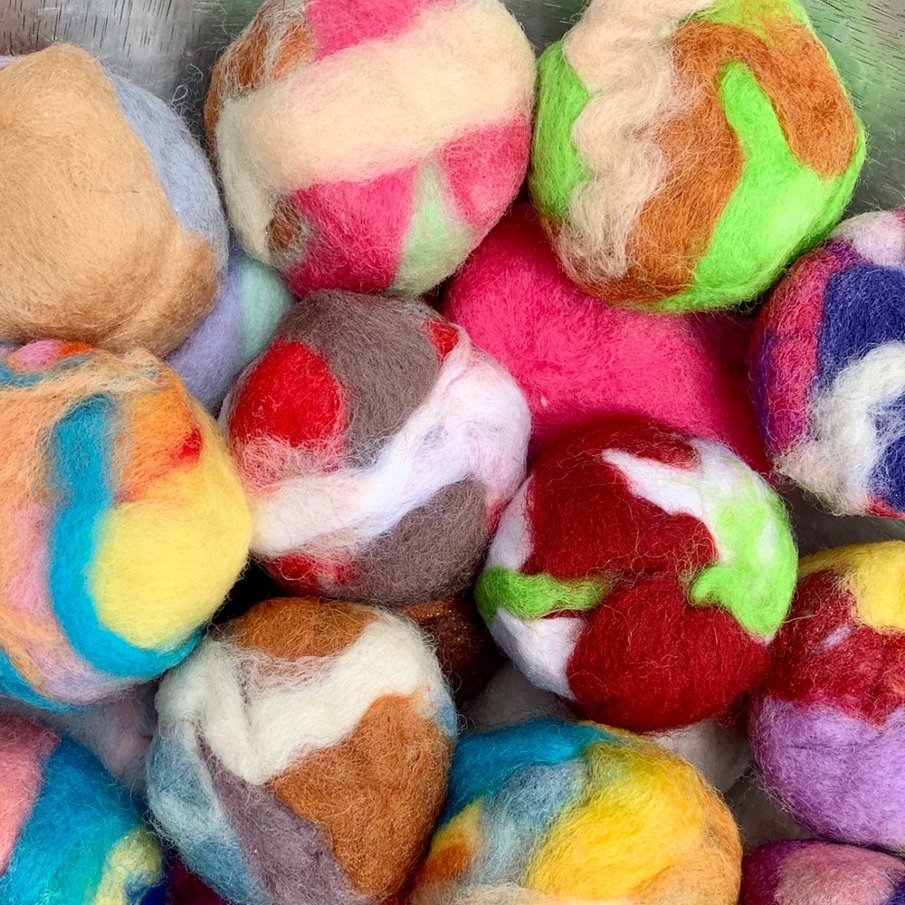 🌻 Decorative handmade felted soap 🧼 3 for $8